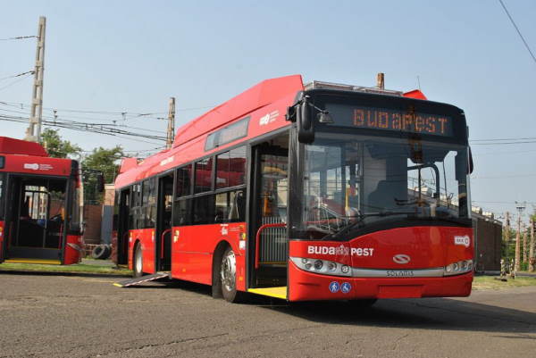 trolejbus budapešť