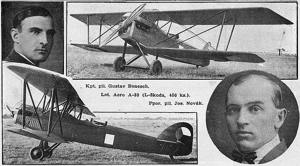 Pilot Josef Novák Aero